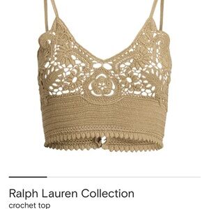 Ralph Lauren collections crochet top